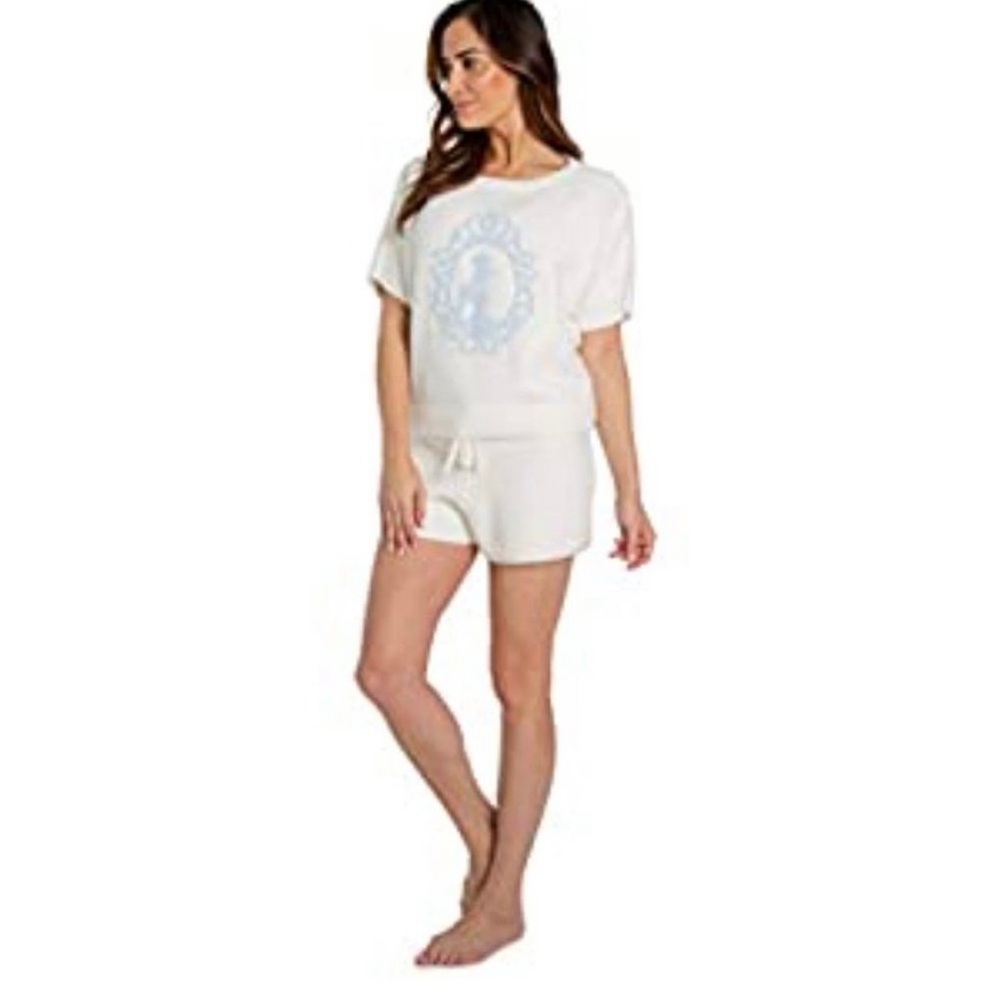 BAREFOOT DREAMS WOMENS DISNEY PRINCES COZY CHIC LOUNGE SET.